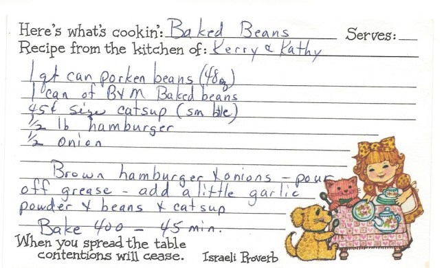 Baked Beans-Kerry & Kathy