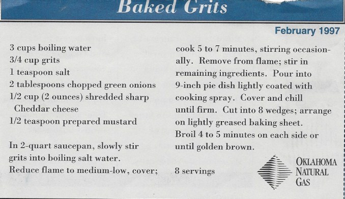 Baked Grits