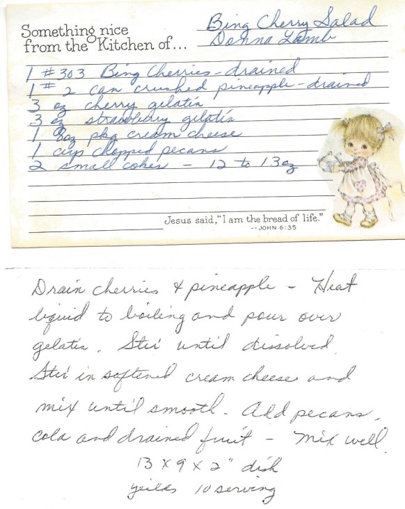 Bing Cherry Salad-Donna