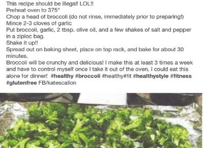 Broccoli crisp snack