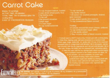 Carrot Cake