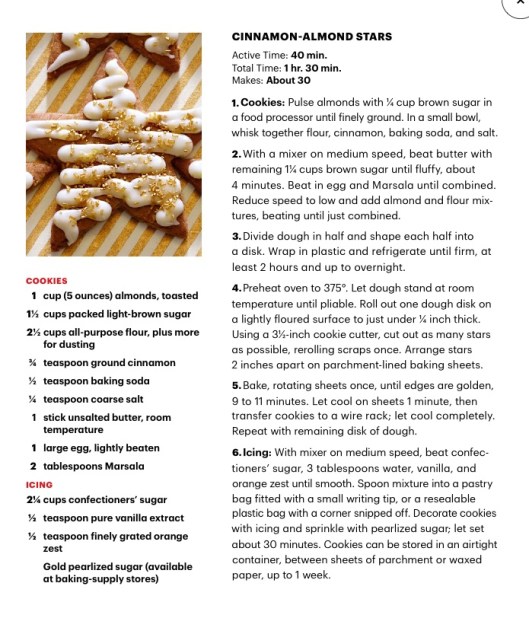 Cinnamon-Almond Stars