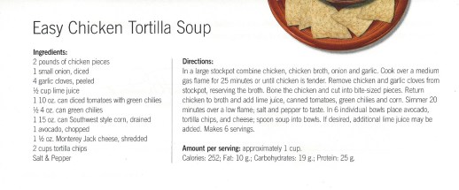Easy Chicken Tortilla Soup