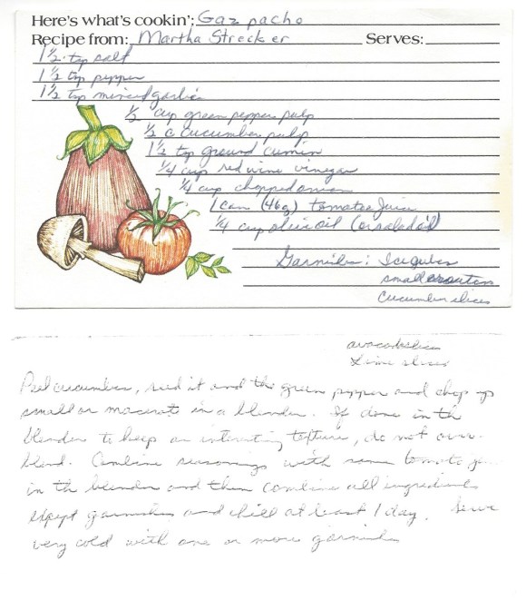 Gazpacho-Marth Strecker