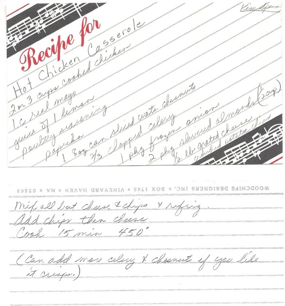 Hot Chicken Casserole-Kim