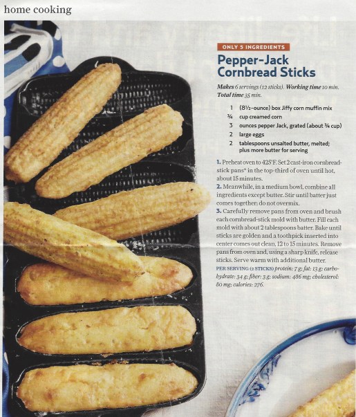 Pepper Jack Cornbread sticks