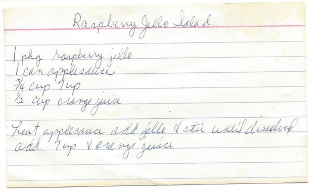 Raspberry Jello Salad
