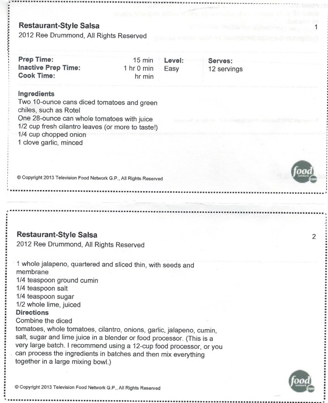 Restaurant-Style Salsa-Ree Drummond