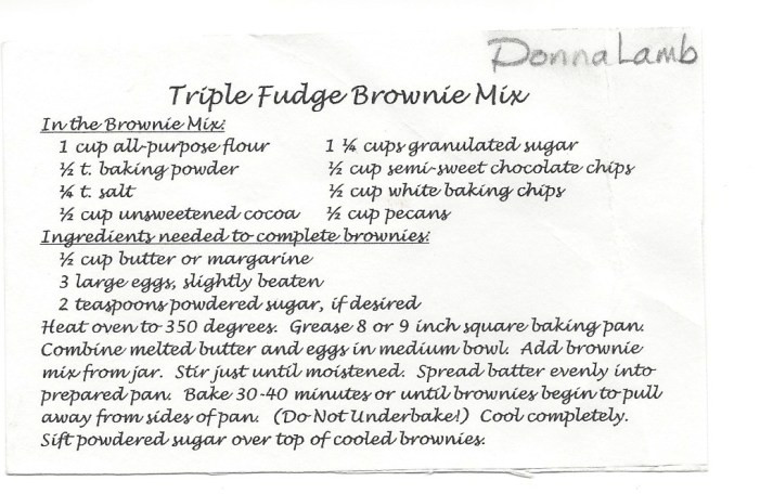 Triple Fudge Brownie Mix-Donna