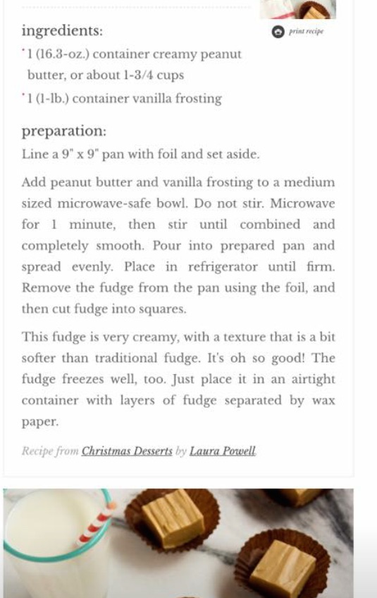 Easy Peanut butter fudge