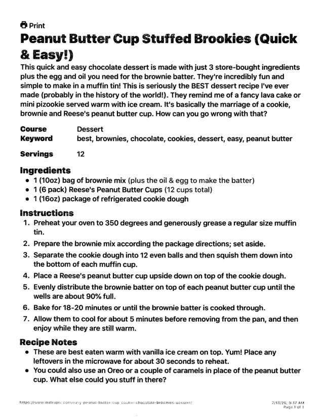 Brookies... Brownie Cookies